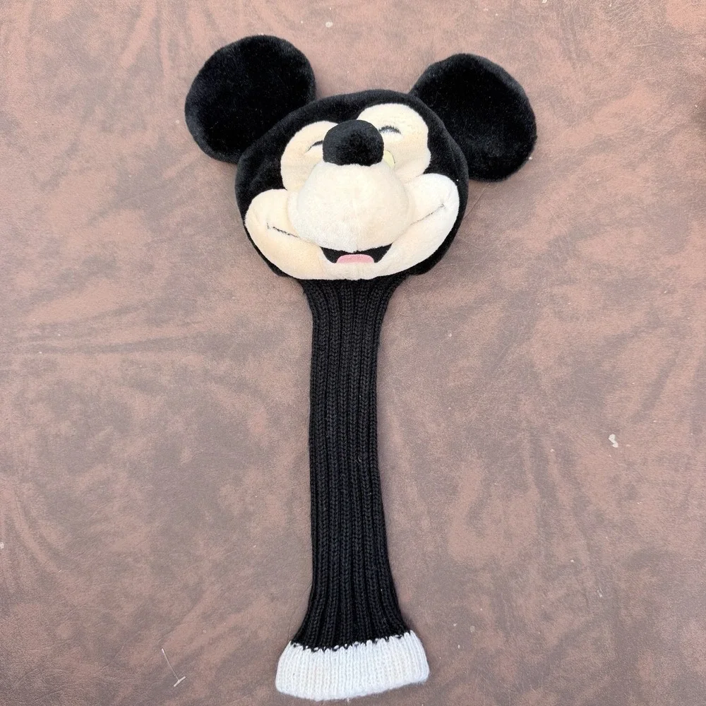 VTG Mickey Mouse Plush Golf Club Cover Disneyland Walt Disney World